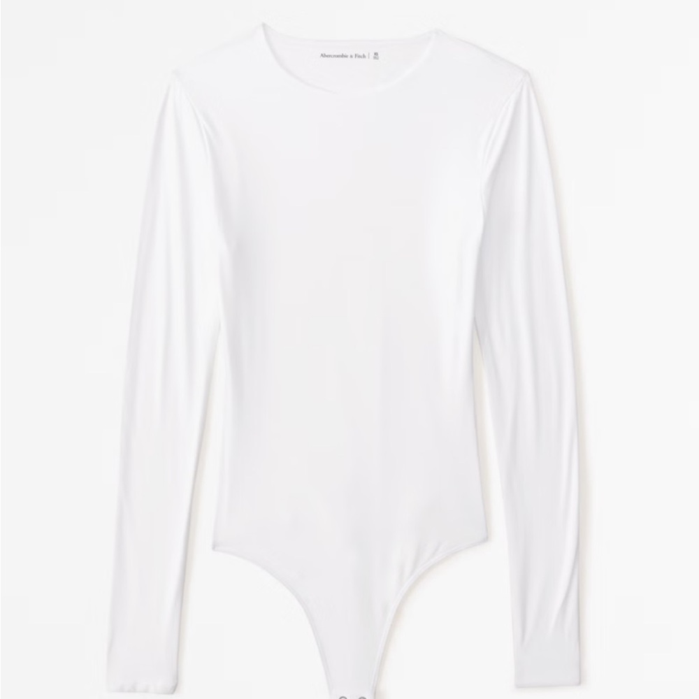 Abercrombie & fitch ribbed long sleeve body suit